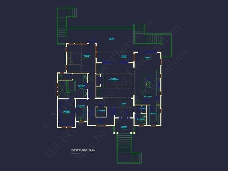 Stunning house Plan with Modern Floor Plans and CAD Designs