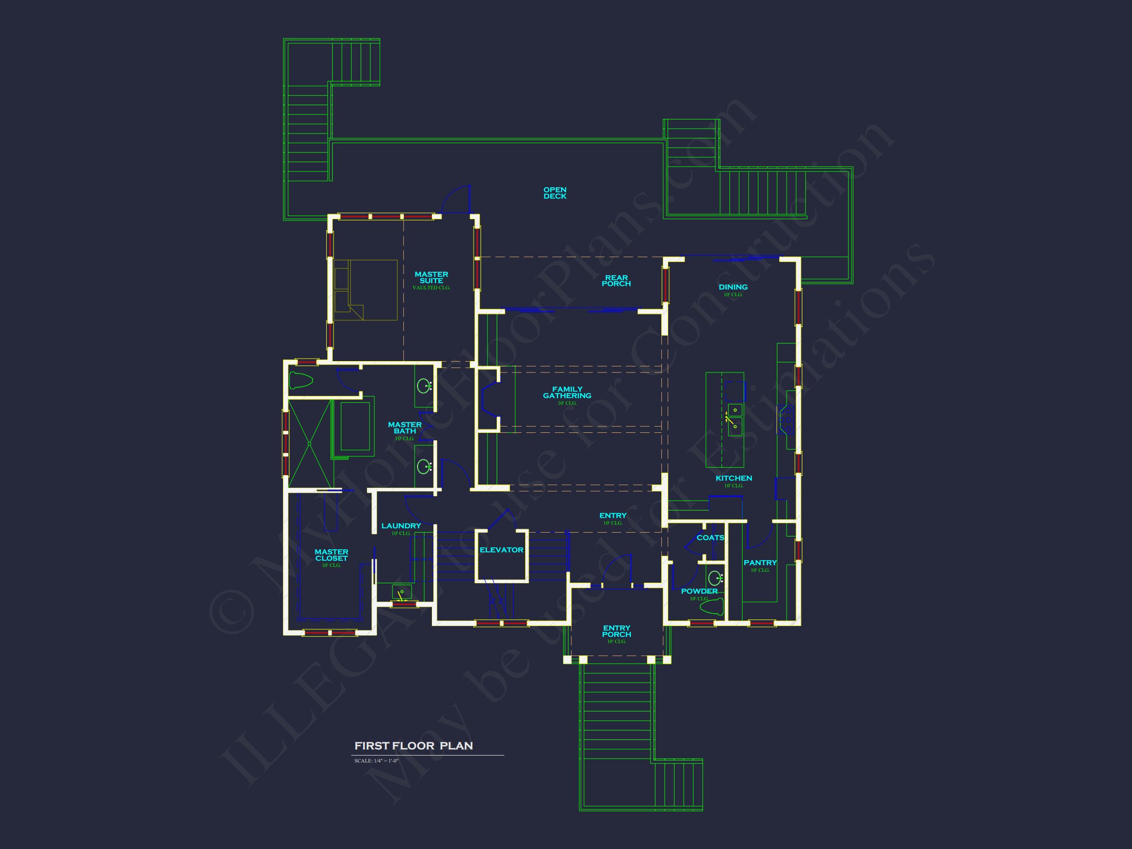 Stunning house Plan with Modern Floor Plans and CAD Designs