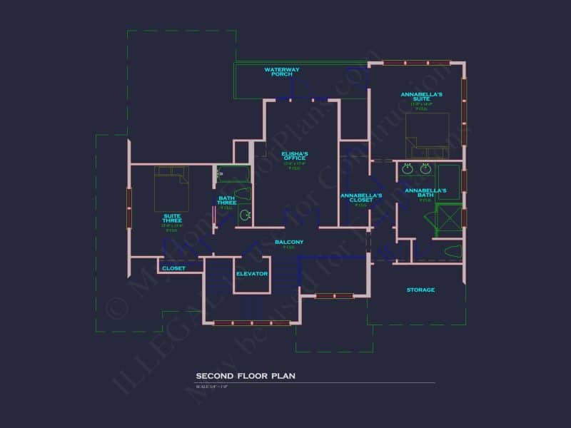 Stunning house Plan with Modern Floor Plans and CAD Designs