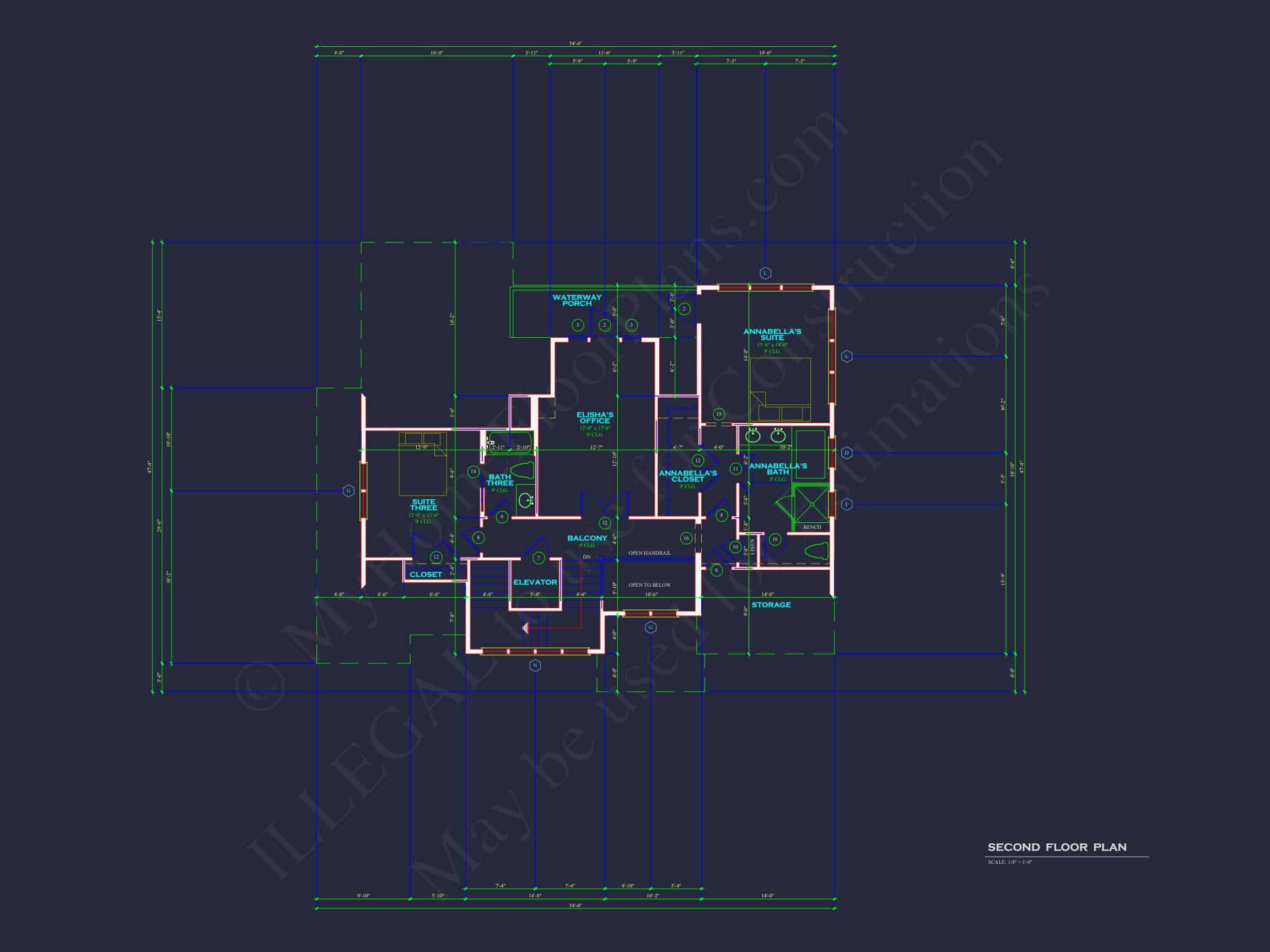 Stunning house Plan with Modern Floor Plans and CAD Designs