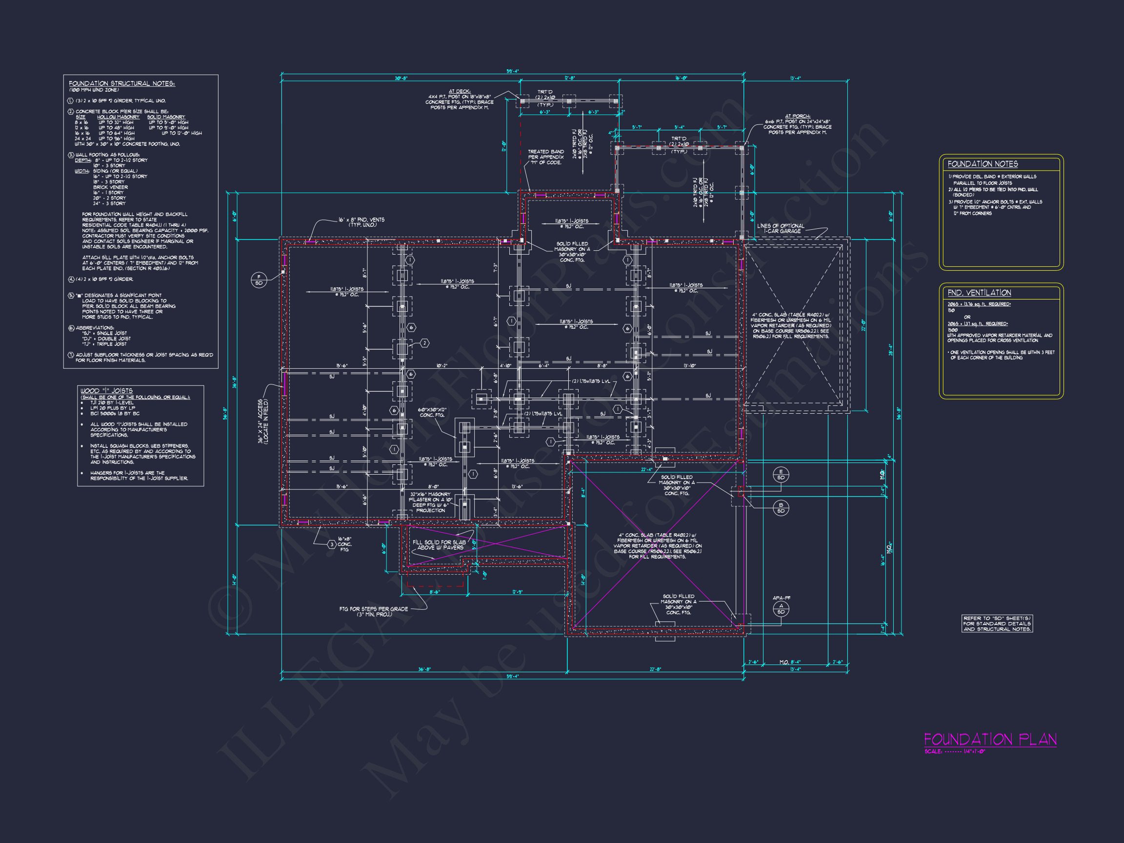 Stunning house Plan with Open Floor Design & CAD Blueprint