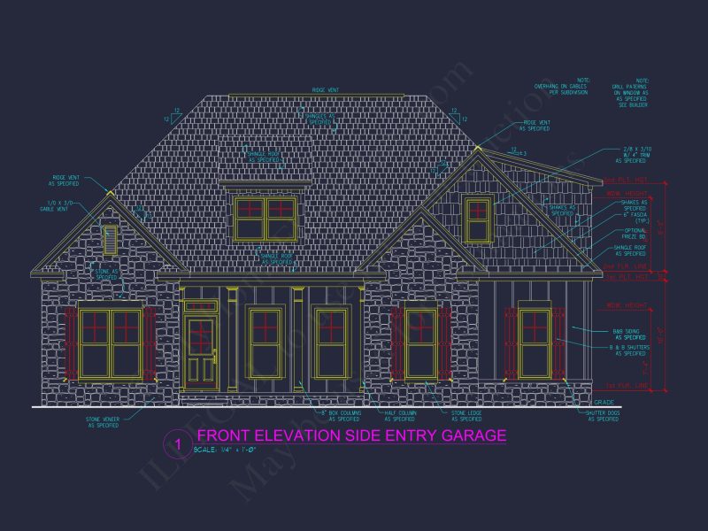 Stunning house Plan with Open Floor Plan and Bonus Features