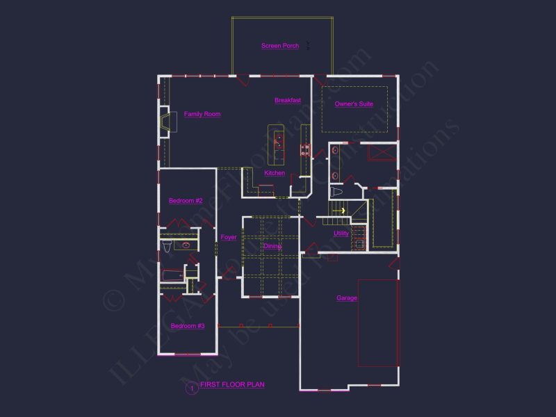 Stunning house Plan with Open Floor Plan and Bonus Features