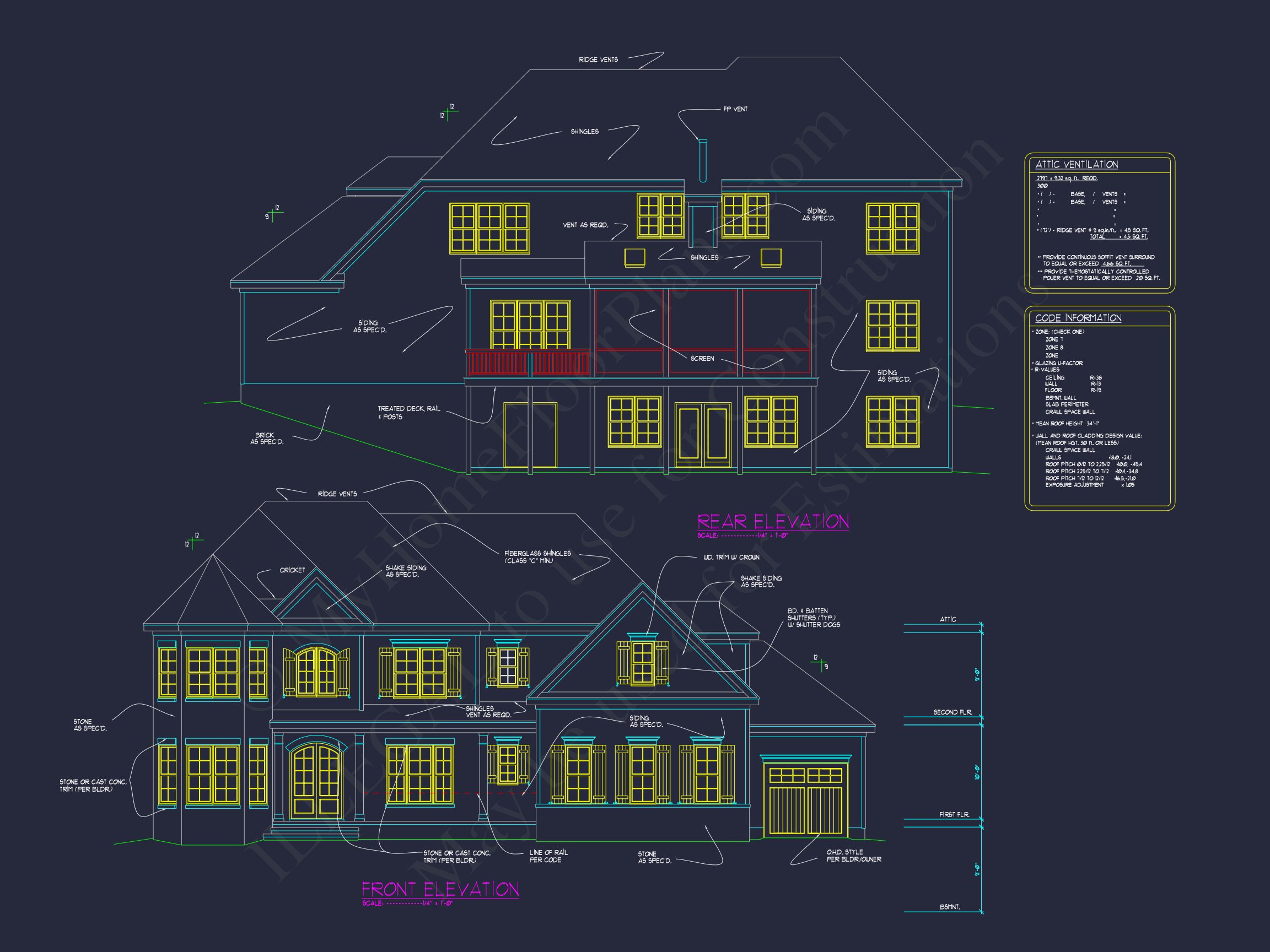 Stunning house Plan with Open Floor Plan and CAD Designs