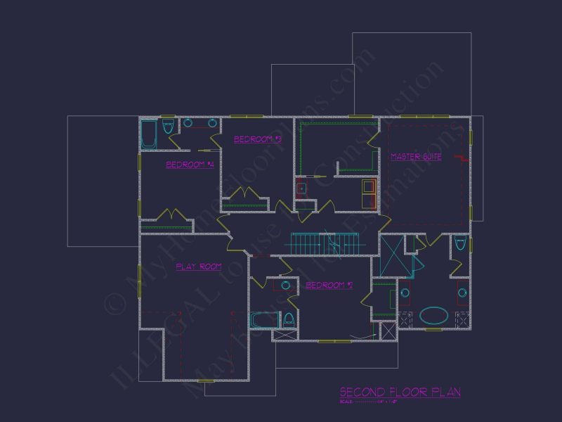 Stunning house Plan with Spacious Floor Plan and Blueprint Designs