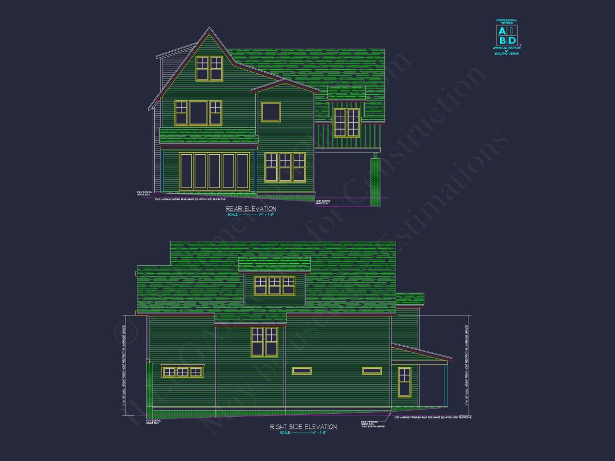 Stunning Modern Craftsman house Plan with CAD Designs