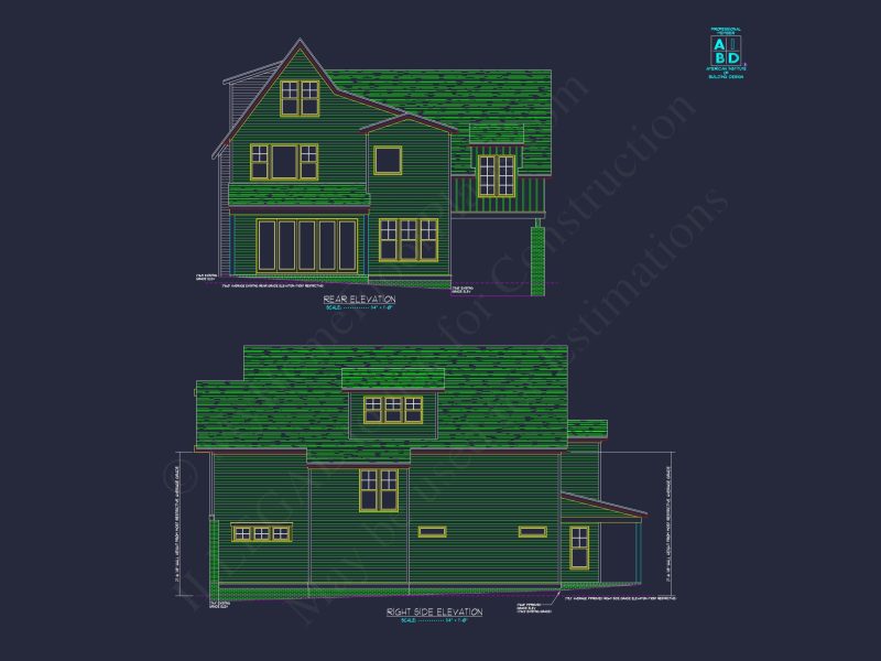 Stunning Modern Craftsman house Plan with CAD Designs