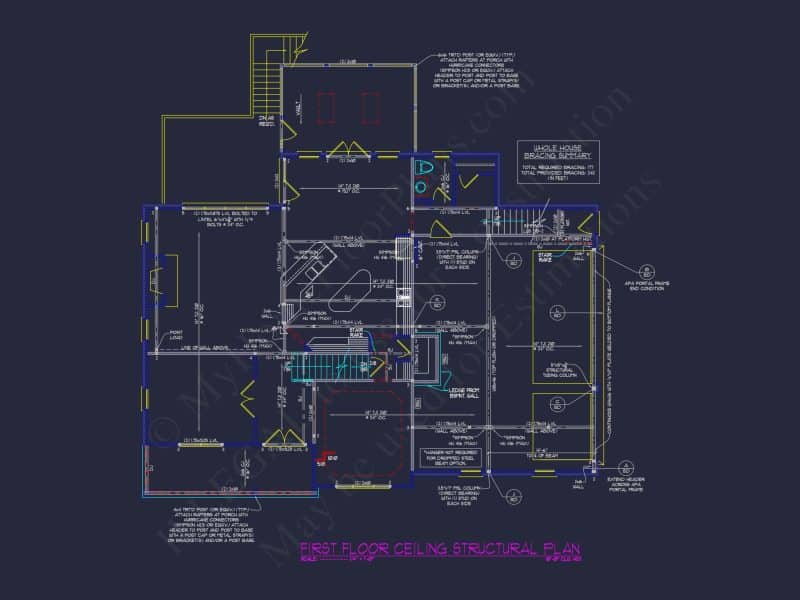 Stunning Traditional house Plan with 3.5 Floors and CAD Designs