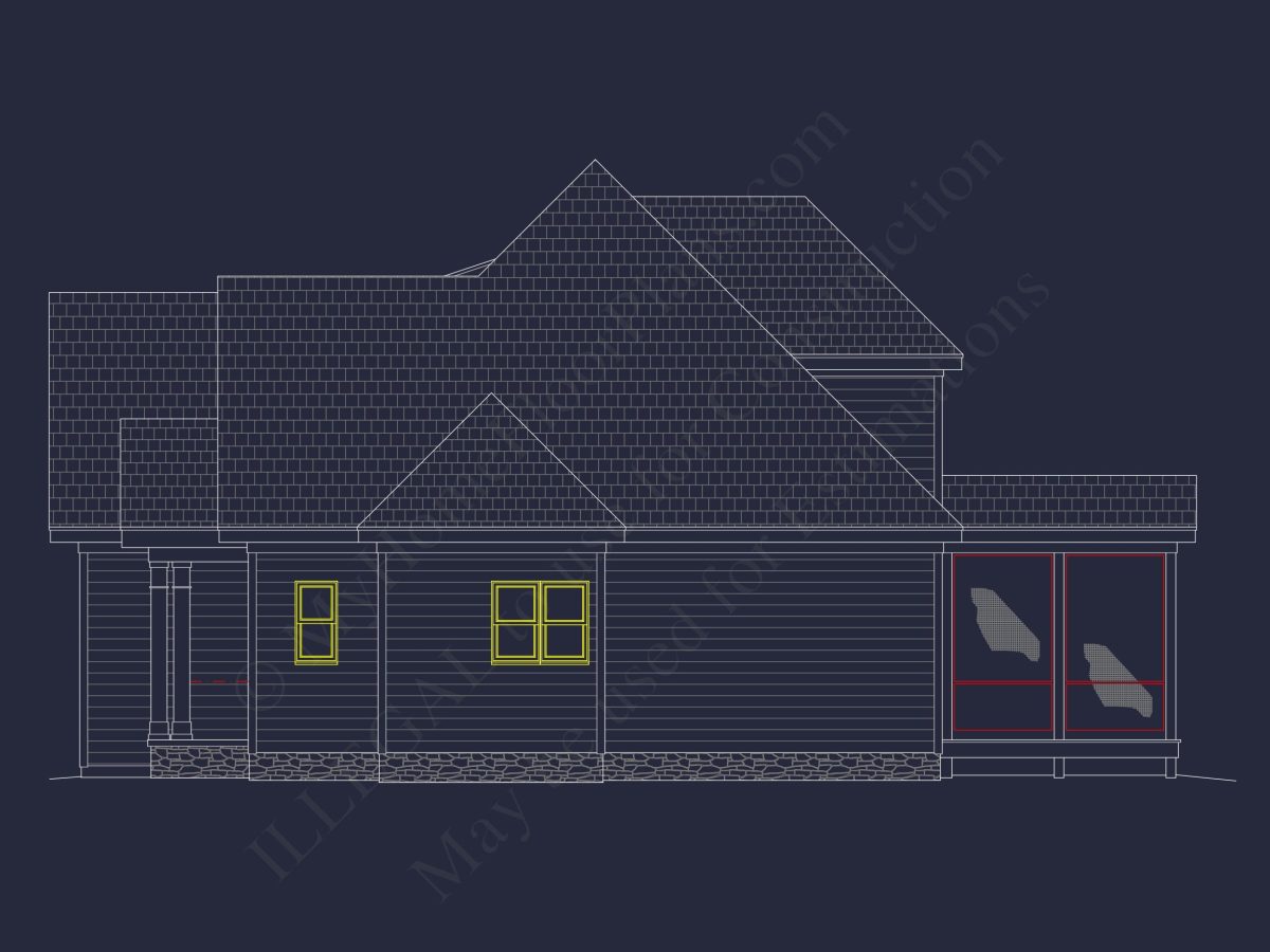 Stylish 2-Story Craftsman house Plan with Open Floor Design