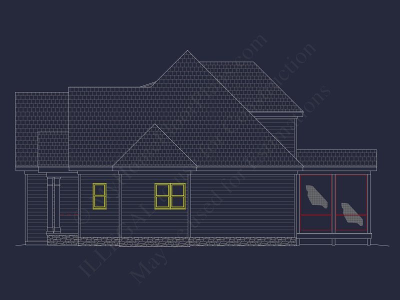Stylish 2-Story Craftsman house Plan with Open Floor Design