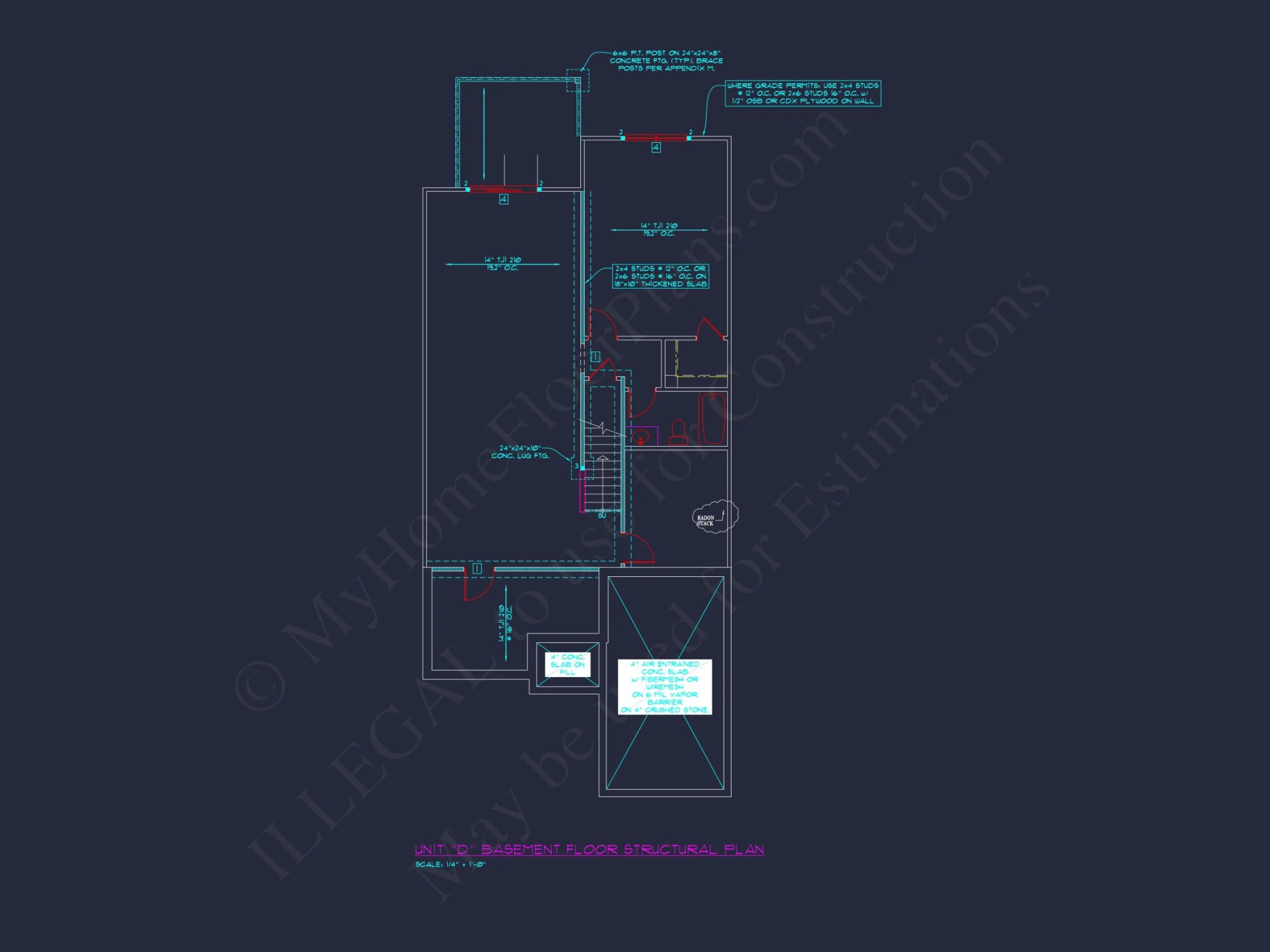 Stylish 3-Bedroom Townhome Plan with CAD and Blueprints