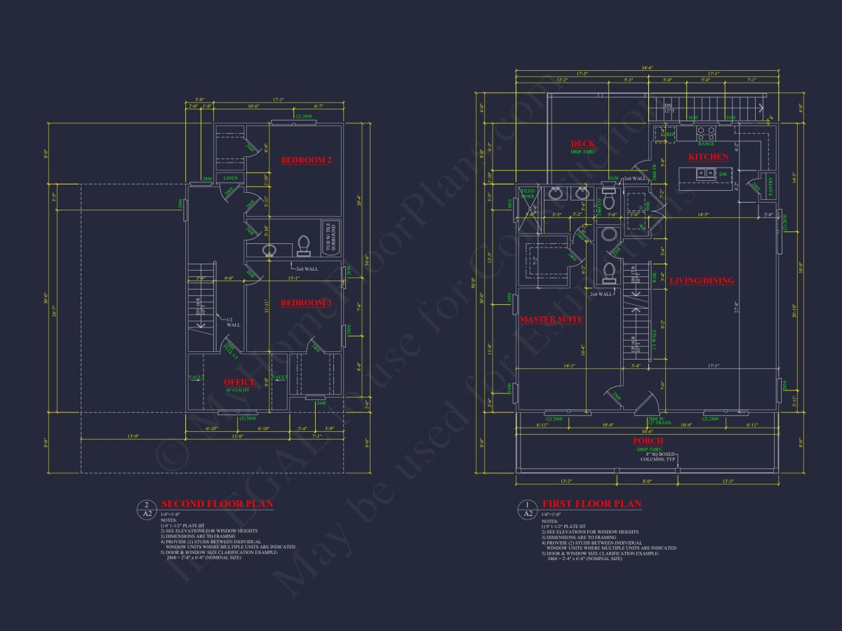 Stylish 3-Story Coastal house Plan with CAD Blueprint Designs