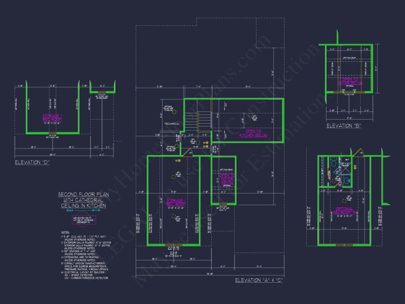 Stylish Craftsman house Plan with Two-Story Floor Designs