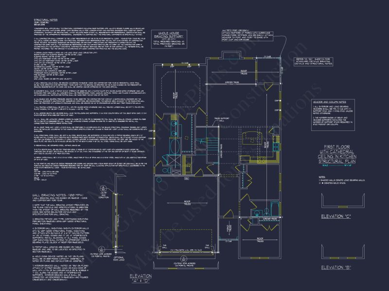 Stylish Craftsman house Plan with Two-Story Floor Designs