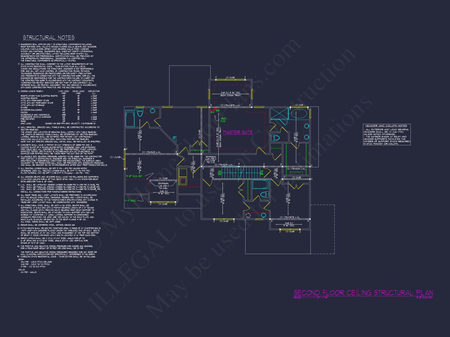 Stylish house Floor Plans with CAD Designs & 2-Car Garage