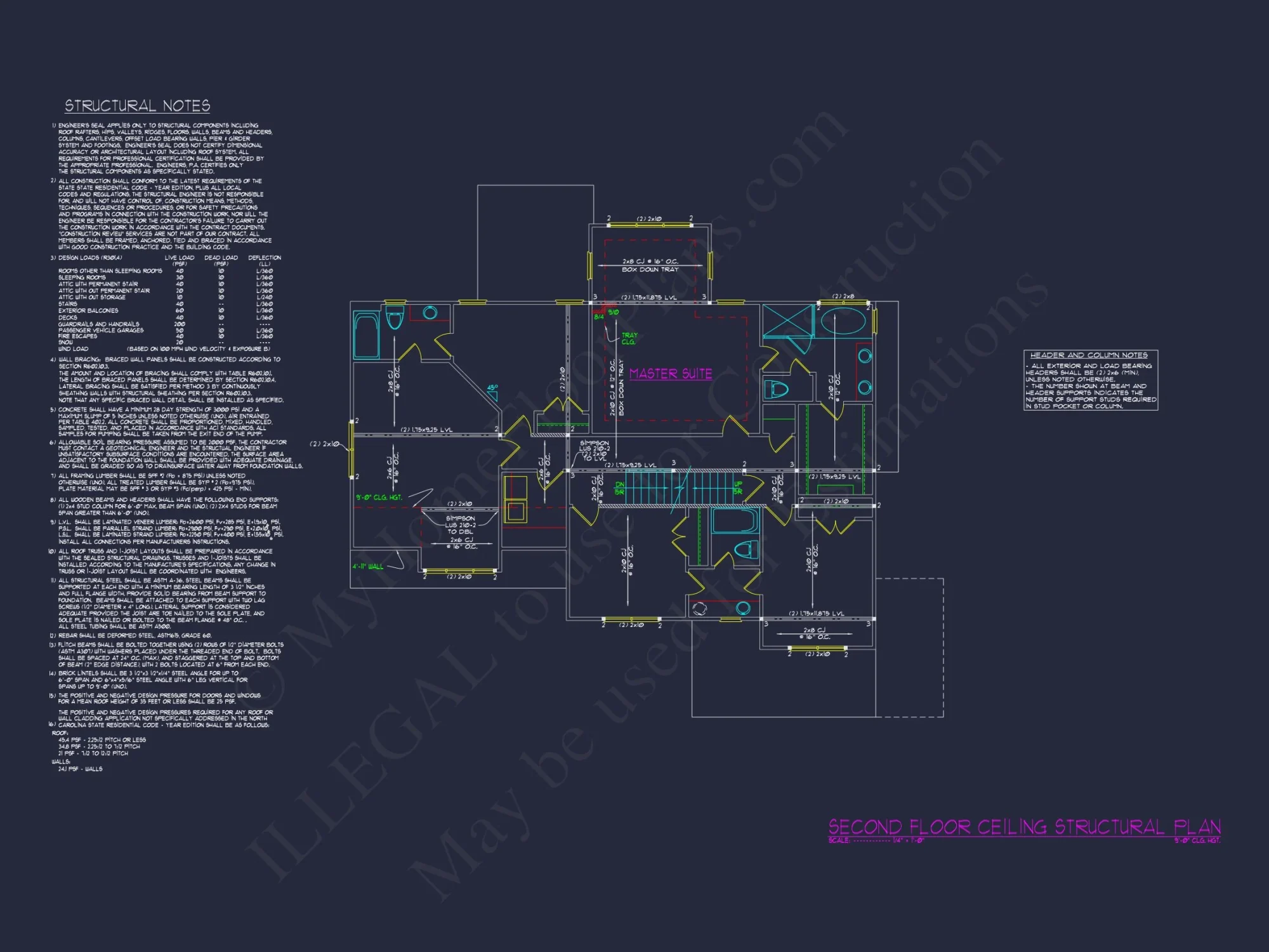 Stylish house Floor Plans with CAD Designs & 2-Car Garage