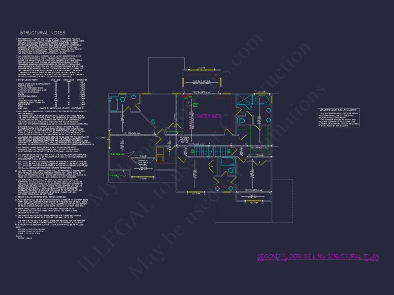 Stylish house Floor Plans with CAD Designs & 2-Car Garage