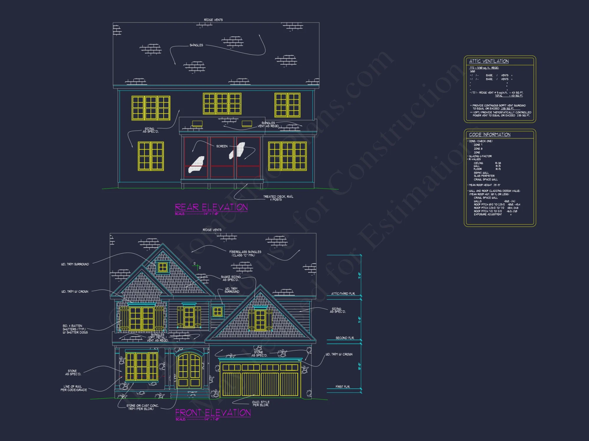 Stylish house Plan - Architecture for Comfortable Living