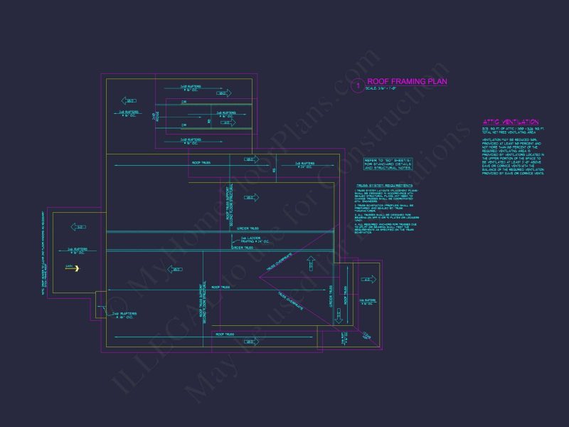 Stylish house Plan with 4 Bedrooms, 3 Baths, and CAD Blueprint