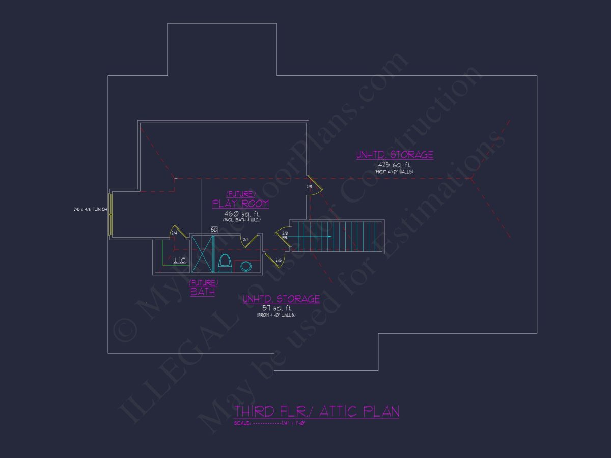 Stylish house Plan with CAD Designs