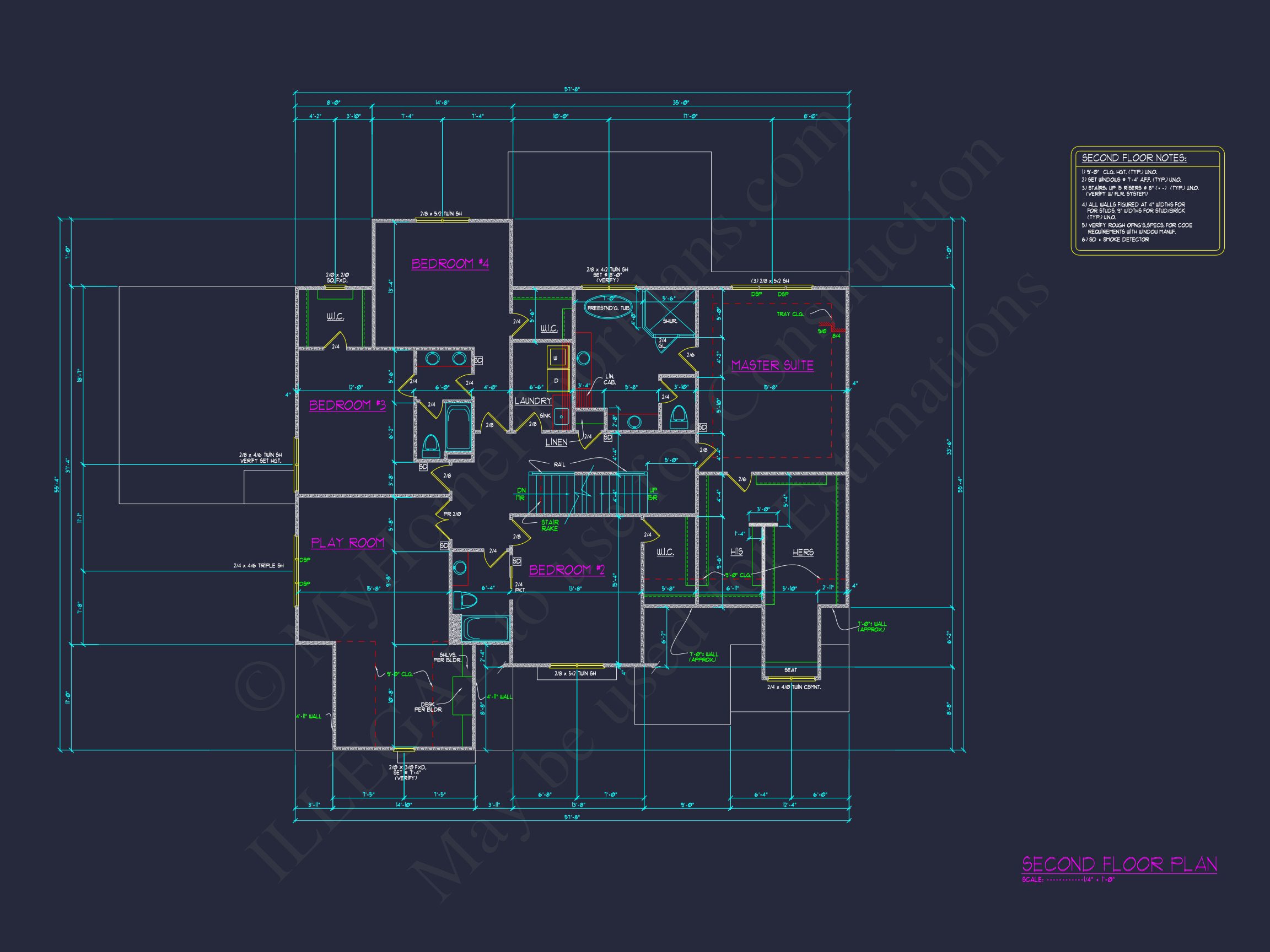 Stylish Home Plan with CAD Designs