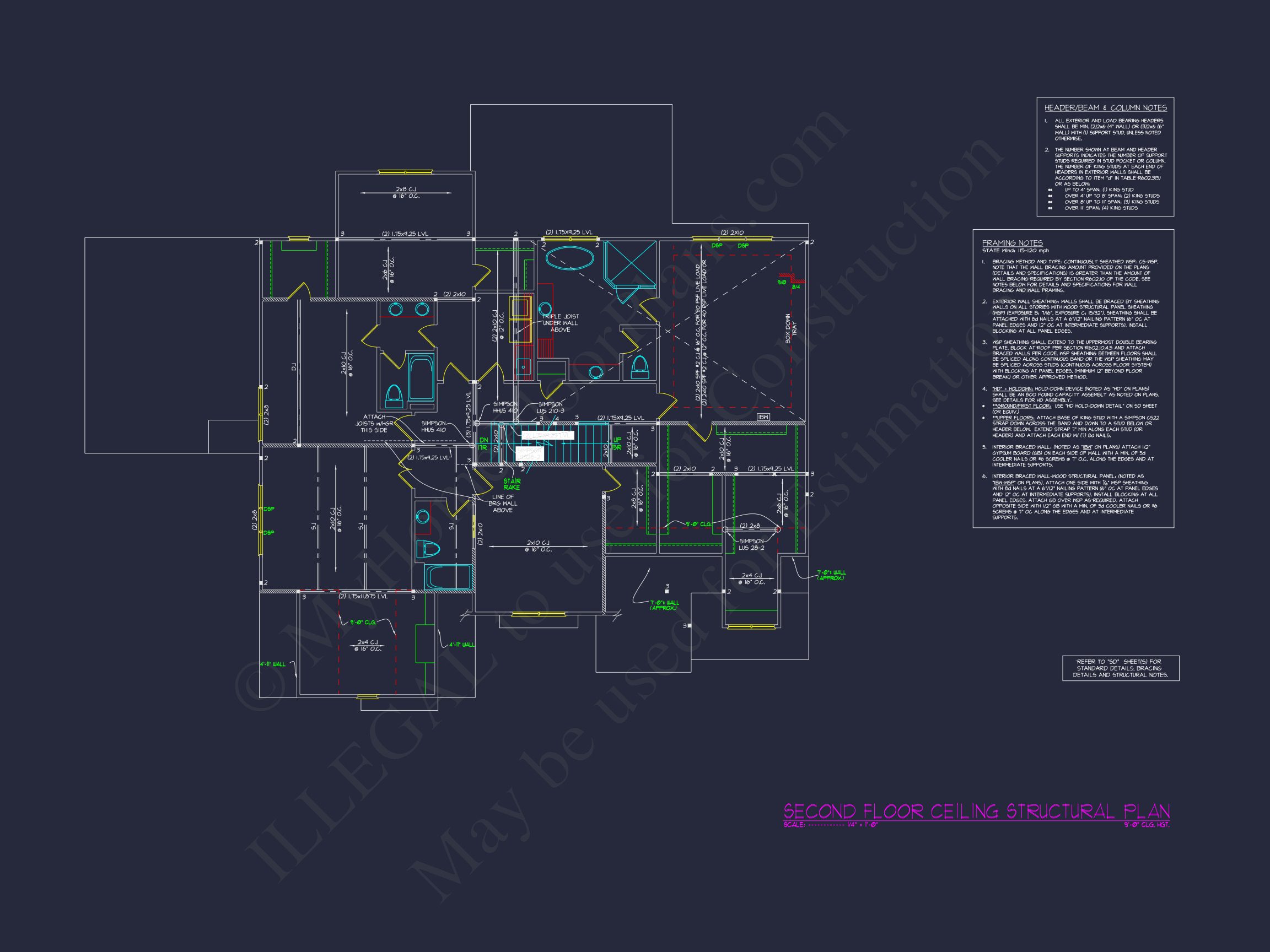 Stylish Home Plan with CAD Designs