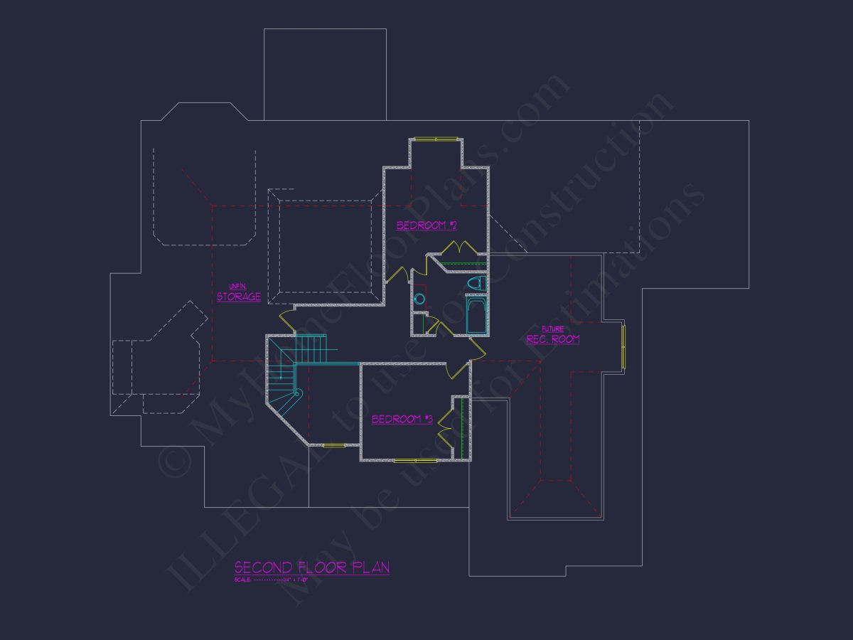 Timeless house Floor Plan with Architectural Blueprint Designs