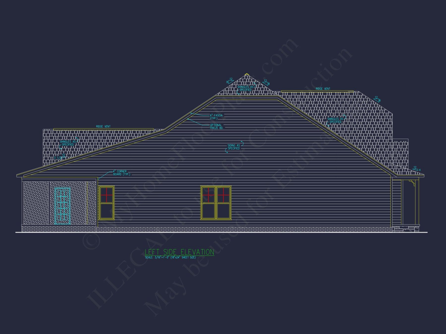 Timeless house Plan with Practical Floor Designs in CAD