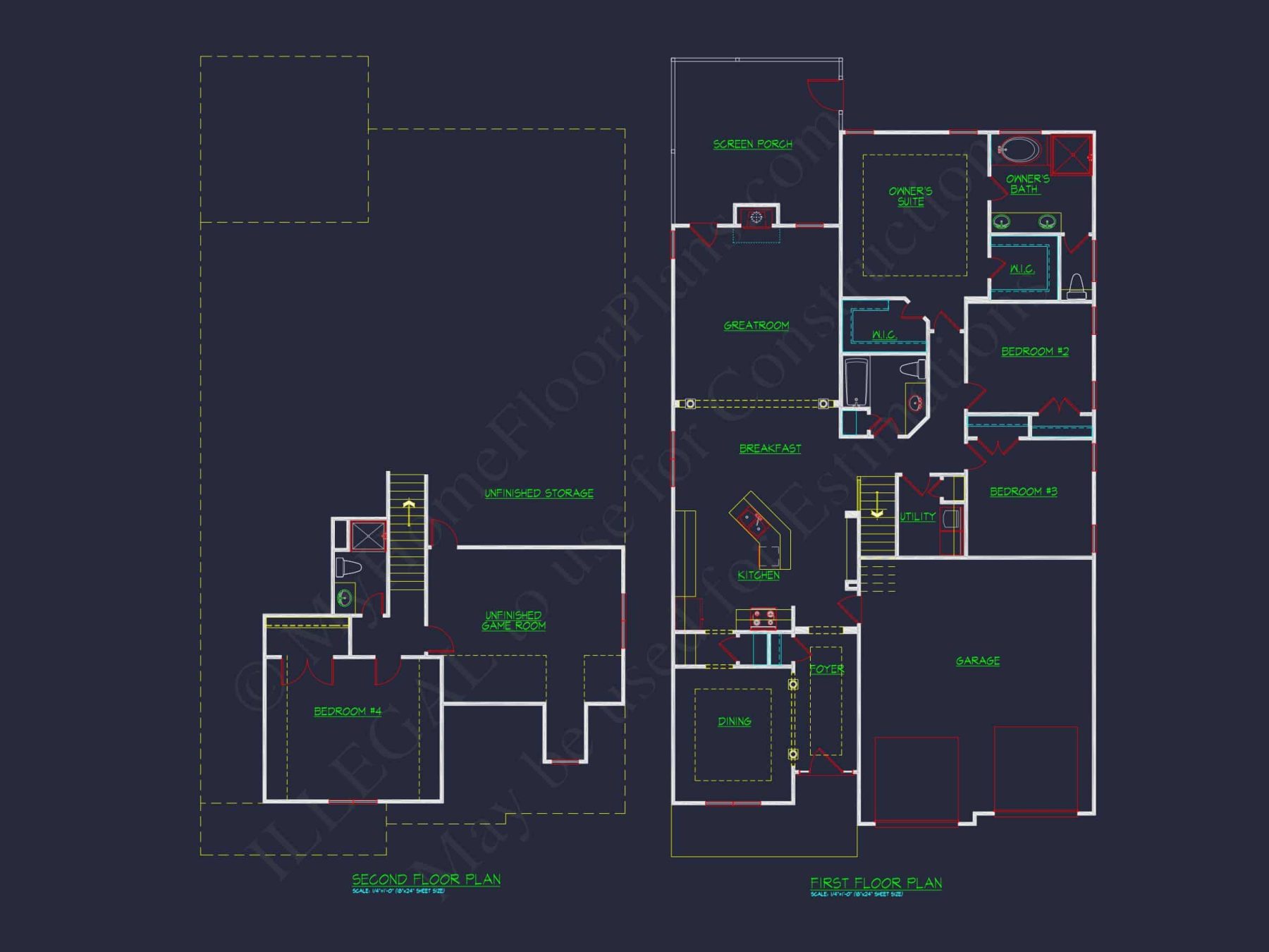 Timeless house Plan with Practical Floor Designs in CAD