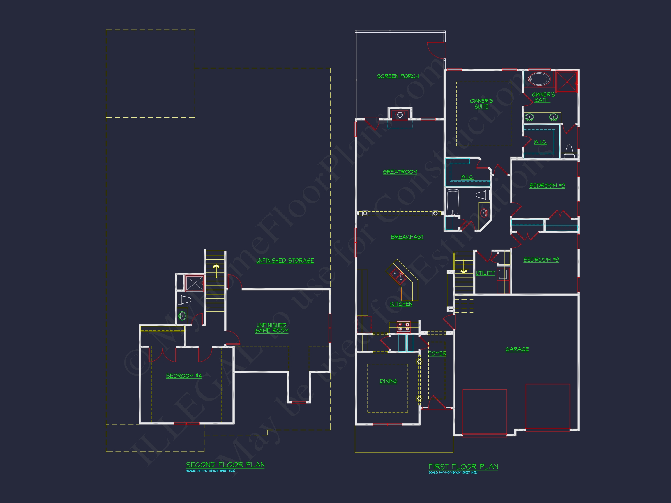 Timeless Home Plan with Practical Floor Designs in CAD