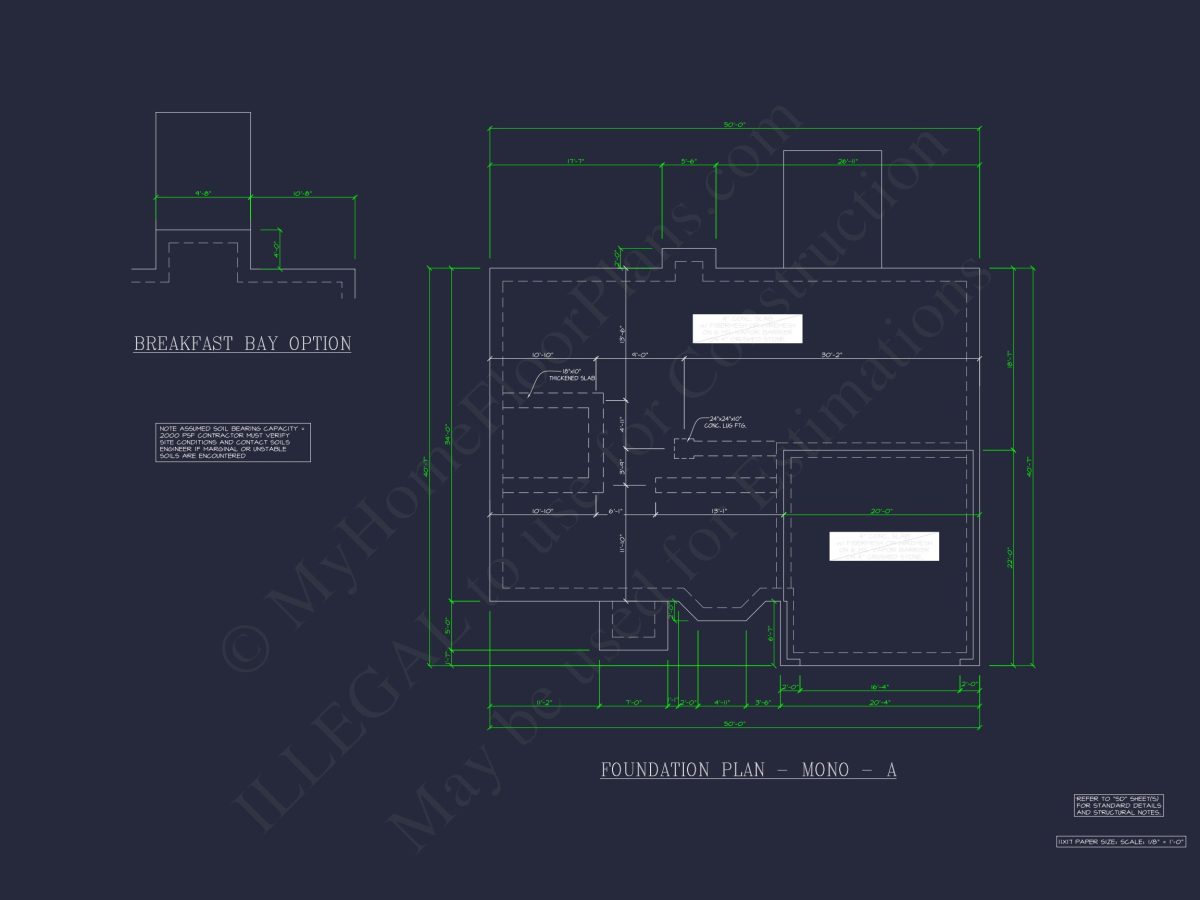 Traditional 2-Story house Floor Plan: 3-5 BR