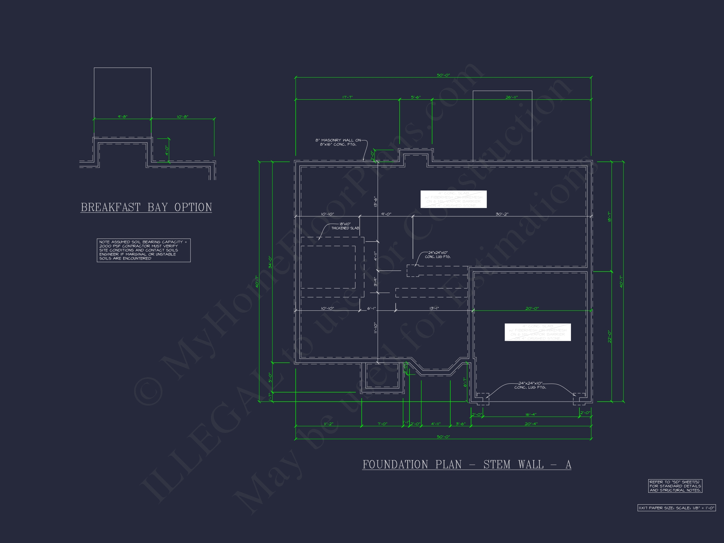 Traditional 2-Story Home Floor Plan: 3-5 BR