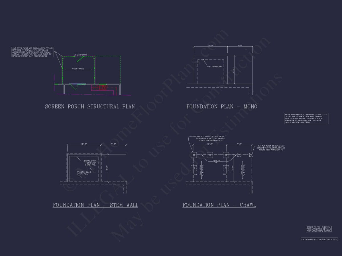Traditional 2-Story house Floor Plan: 3-5 BR