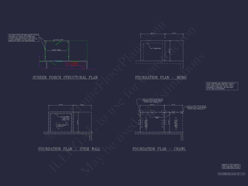 Traditional 2-Story house Floor Plan: 3-5 BR