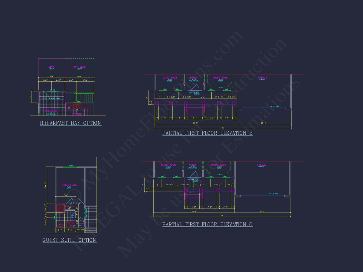 Traditional 2-Story house Floor Plan: 3-5 BR