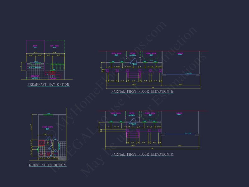 Traditional 2-Story house Floor Plan: 3-5 BR