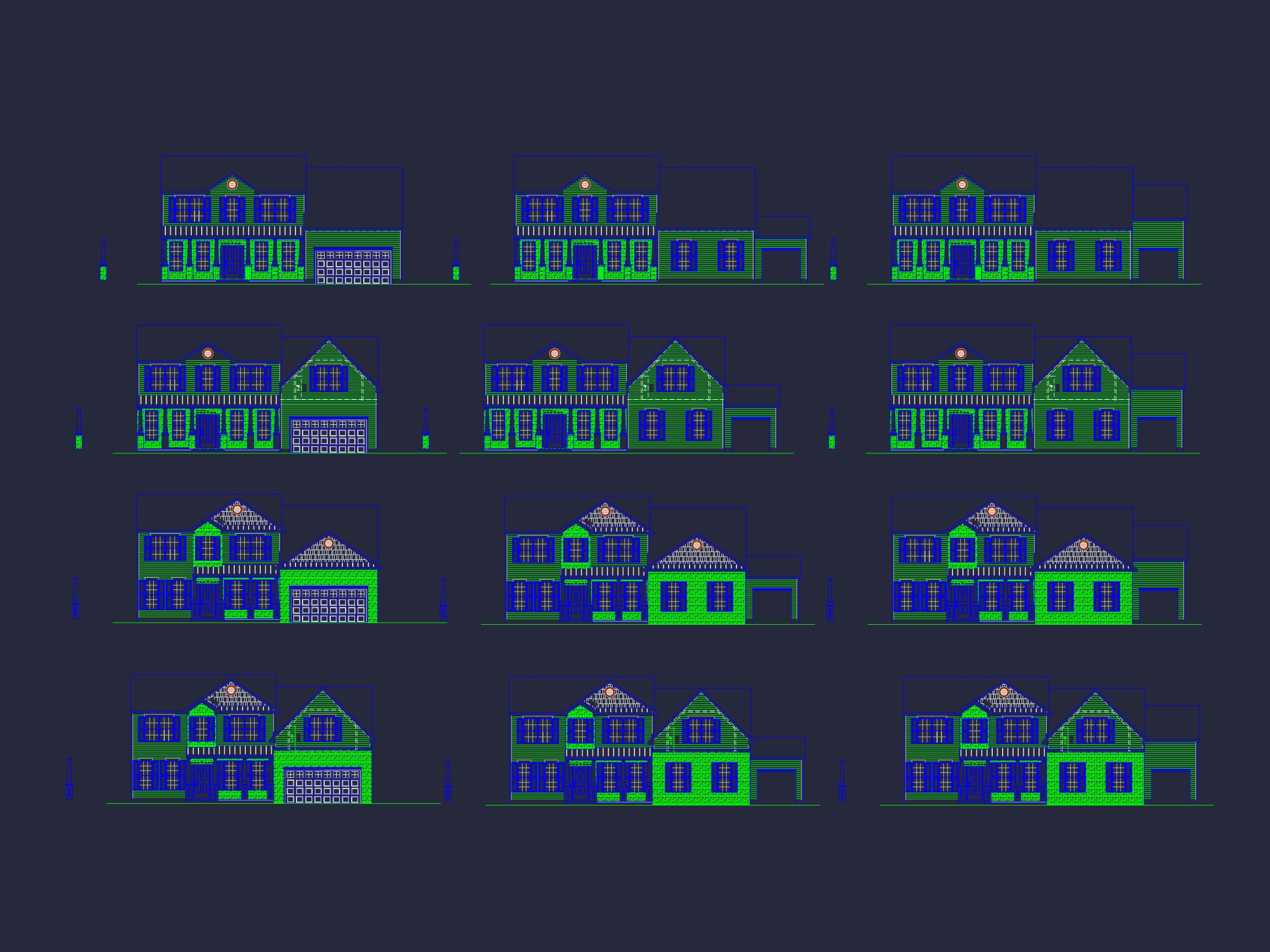 Traditional 2-Story Home Floor Plan: 3-5 BR