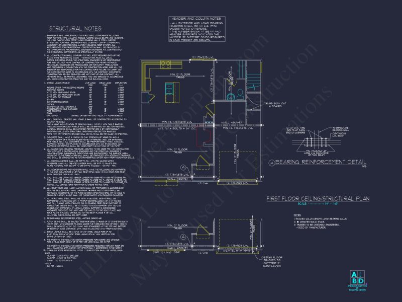 Traditional 3-Bedroom house Plan with Garage - Blueprints & CAD Designs