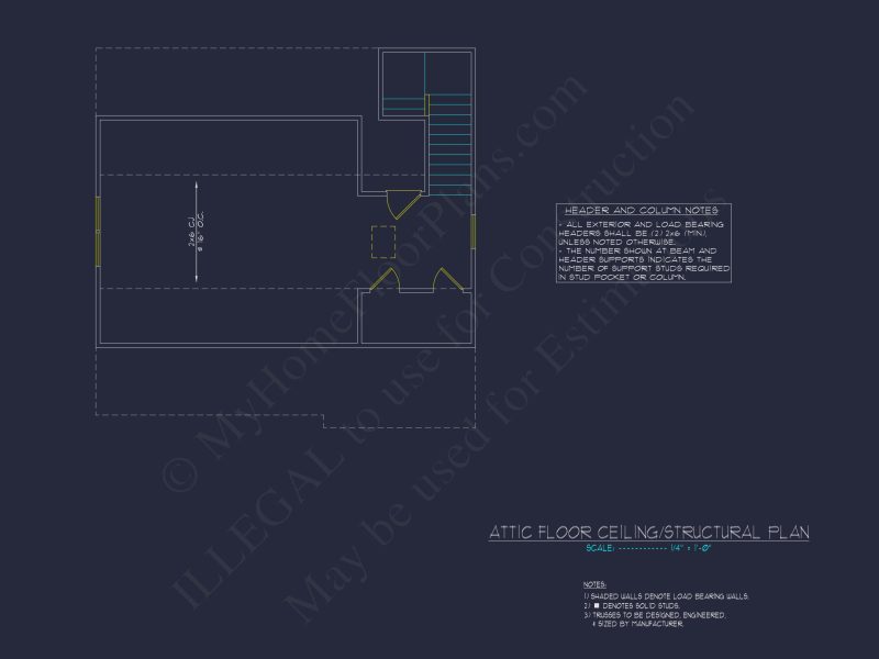 Traditional 3-Bedroom house Plan with Garage - Blueprints & CAD Designs