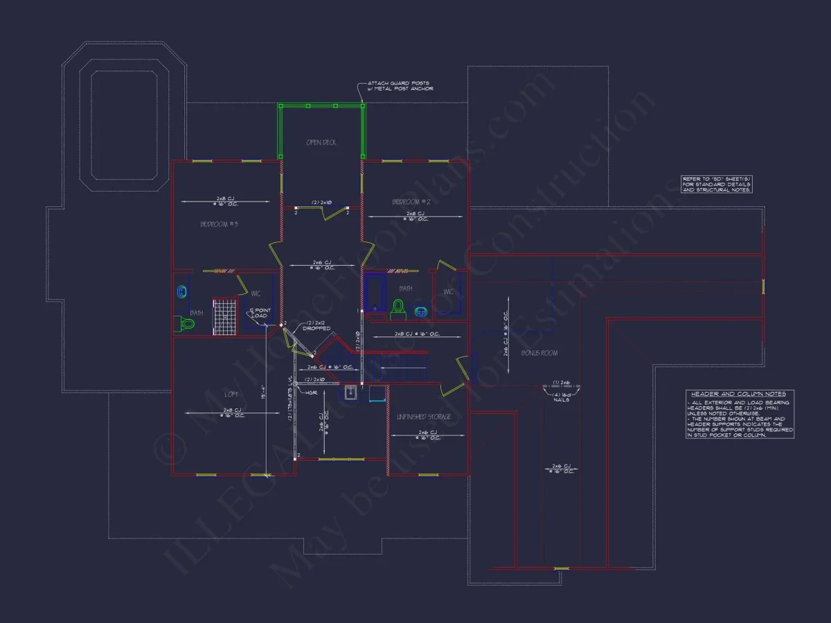 Traditional 4-Bedroom Country house Plan & Blueprint Designs