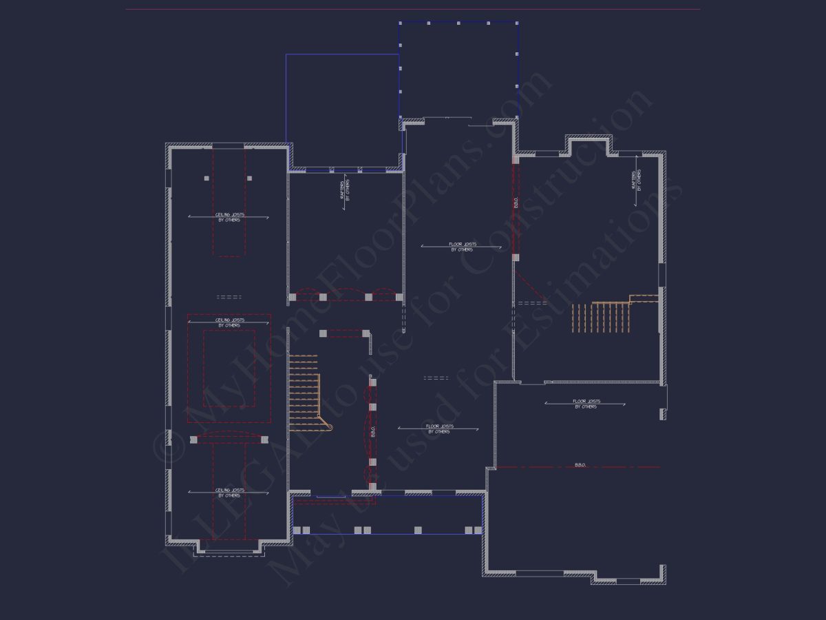2-Story CAD Blueprint Designs