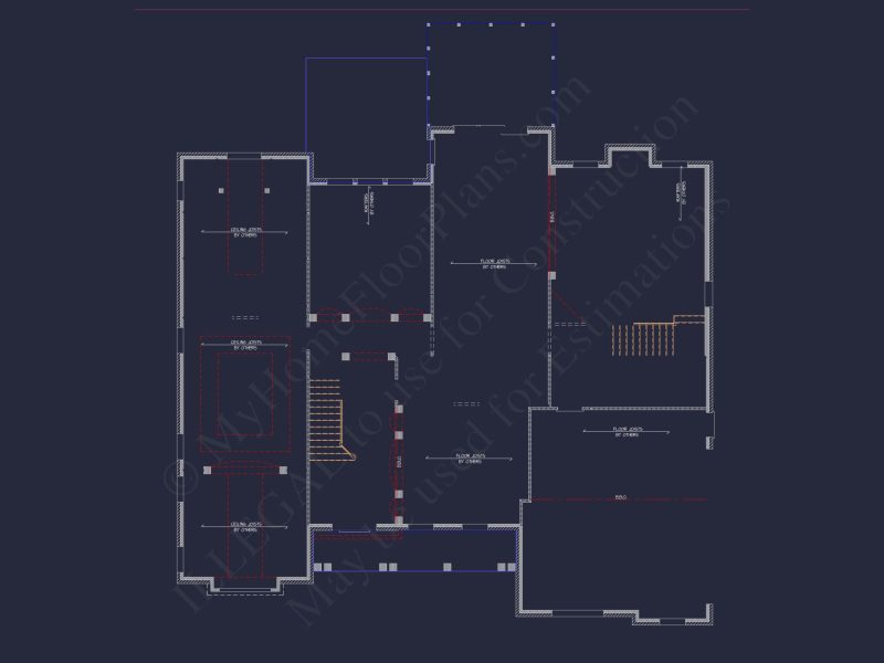 2-Story CAD Blueprint Designs