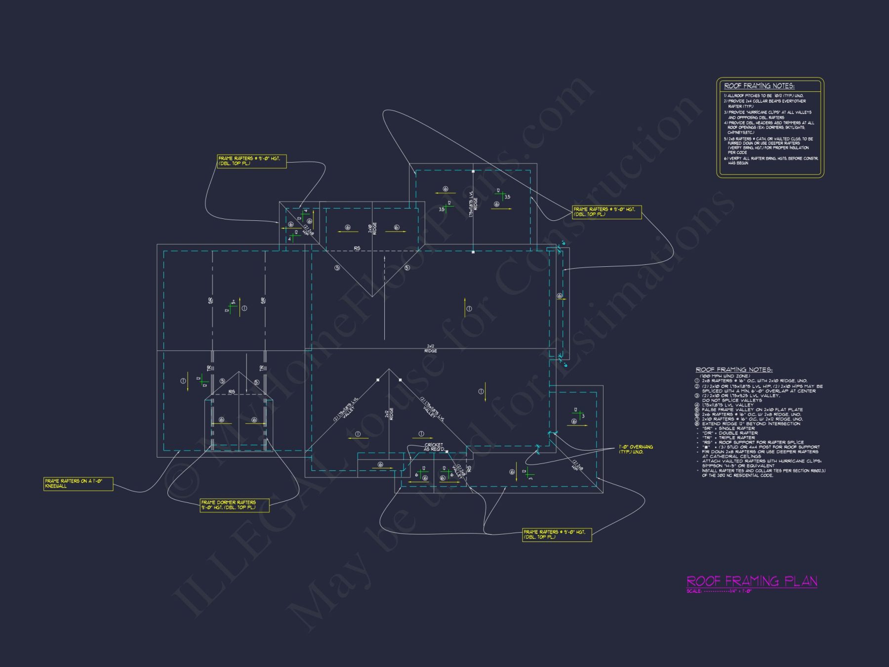 Traditional CAD house Floor Plan