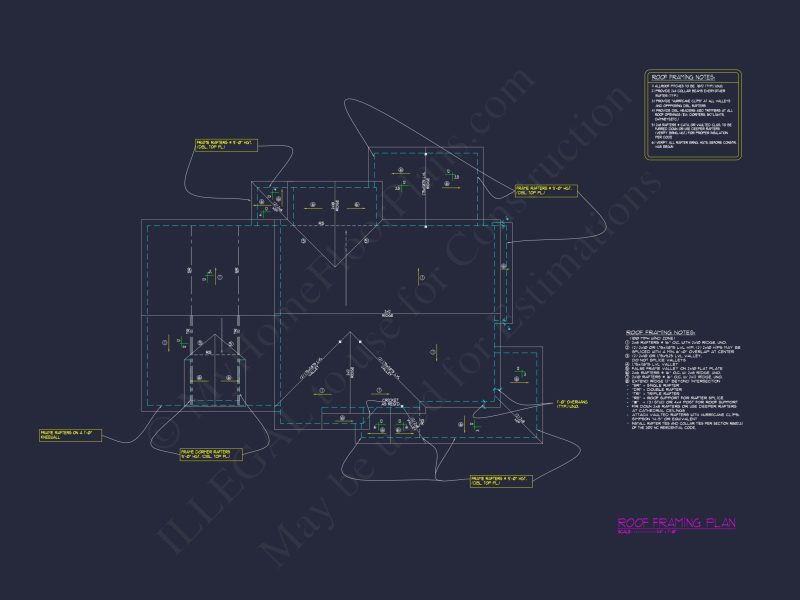 Traditional CAD house Floor Plan