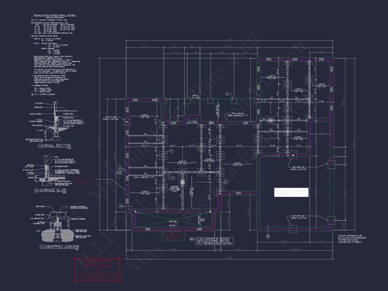 Traditional Colonial house Plan with 2 Floors and 4 Bedrooms