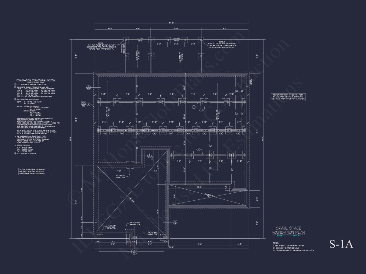 Traditional Colonial house Plan with Detailed CAD Designs