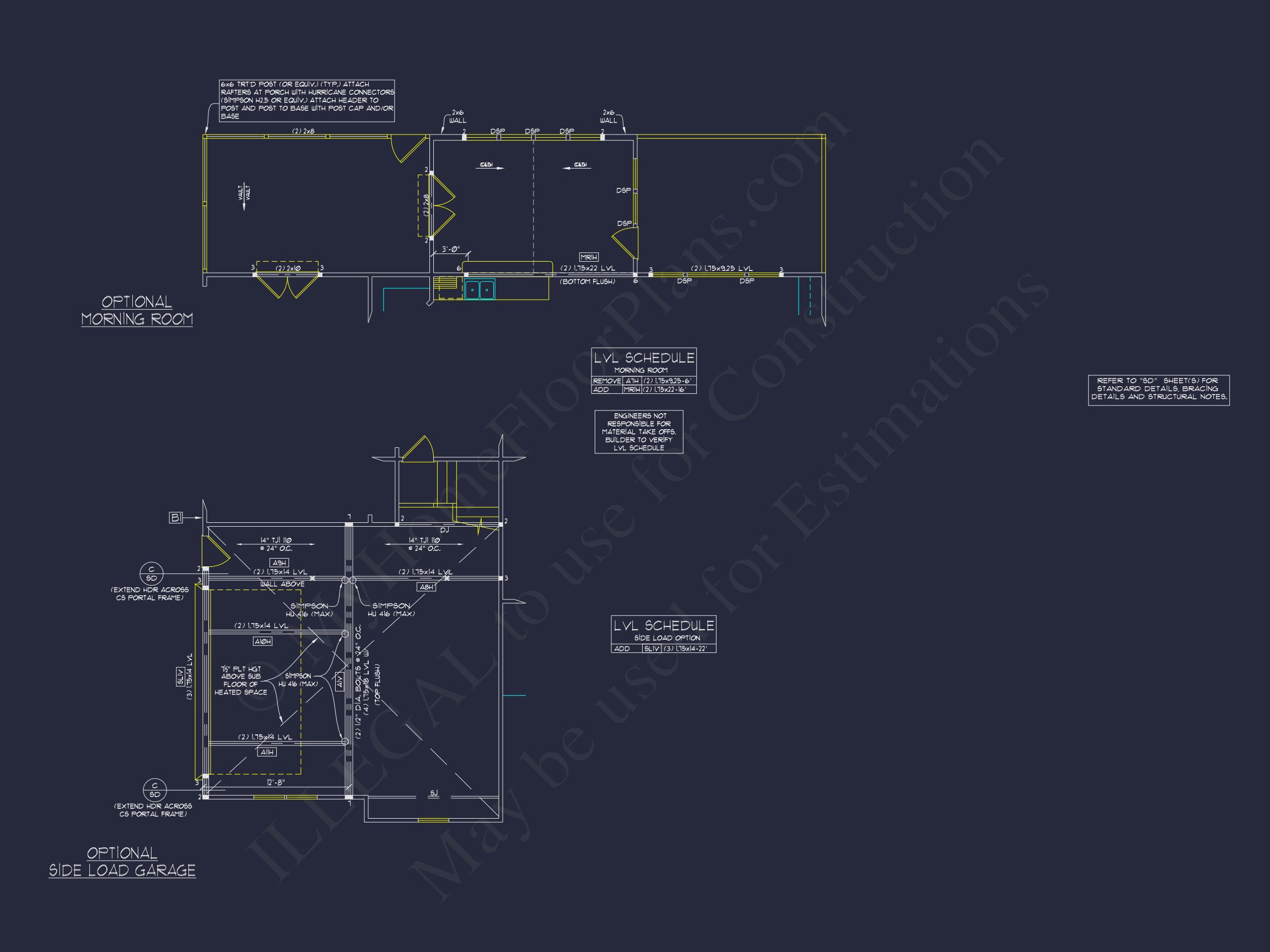 Traditional Colonial house Plan with Detailed CAD Designs