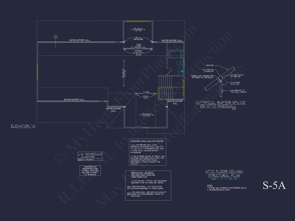 Traditional Colonial house Plan with Detailed CAD Designs