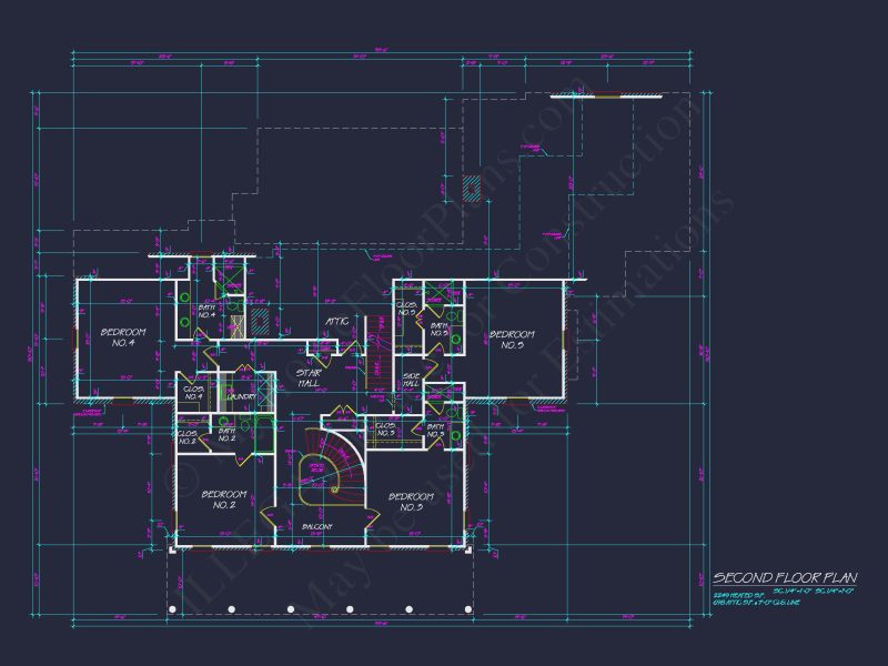 Traditional Colonial Revival house Plans & Blueprints - 6093 Sq Ft