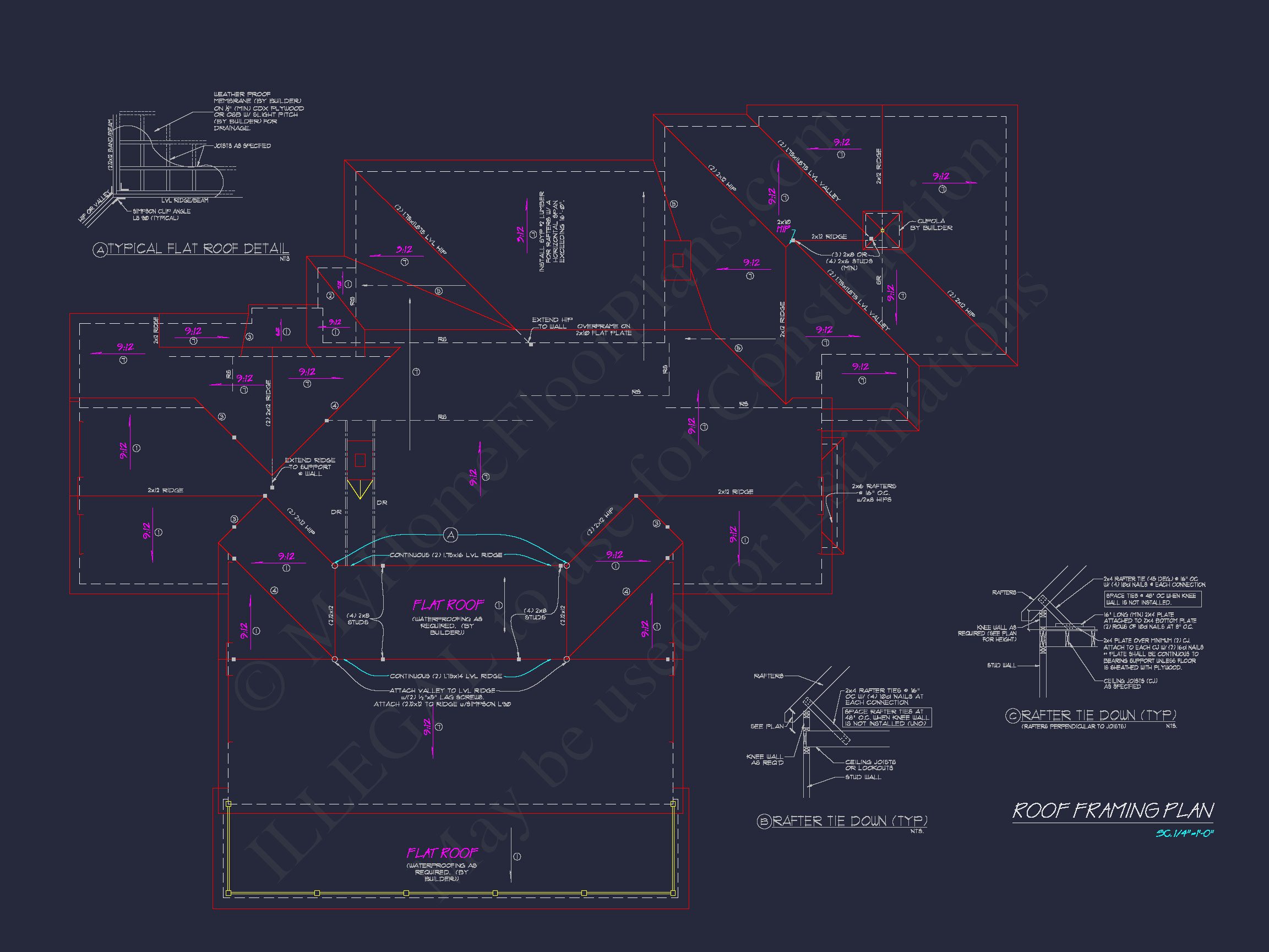 Traditional Colonial Revival Home Plans & Blueprints - 6093 Sq Ft